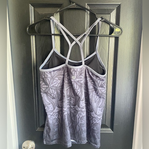 Athleta Spaghetti Strap Top With Built-in Bra Size XS - Picture 4 of 7
